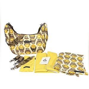 PETUNIA PICKLE BOTTOM Springtime in Surrey Touring Tote Bag & Sling Matching Set